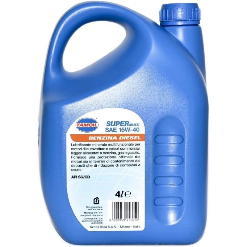 Lubex Olio Supermultifuel 15w40 Tamoil 4l