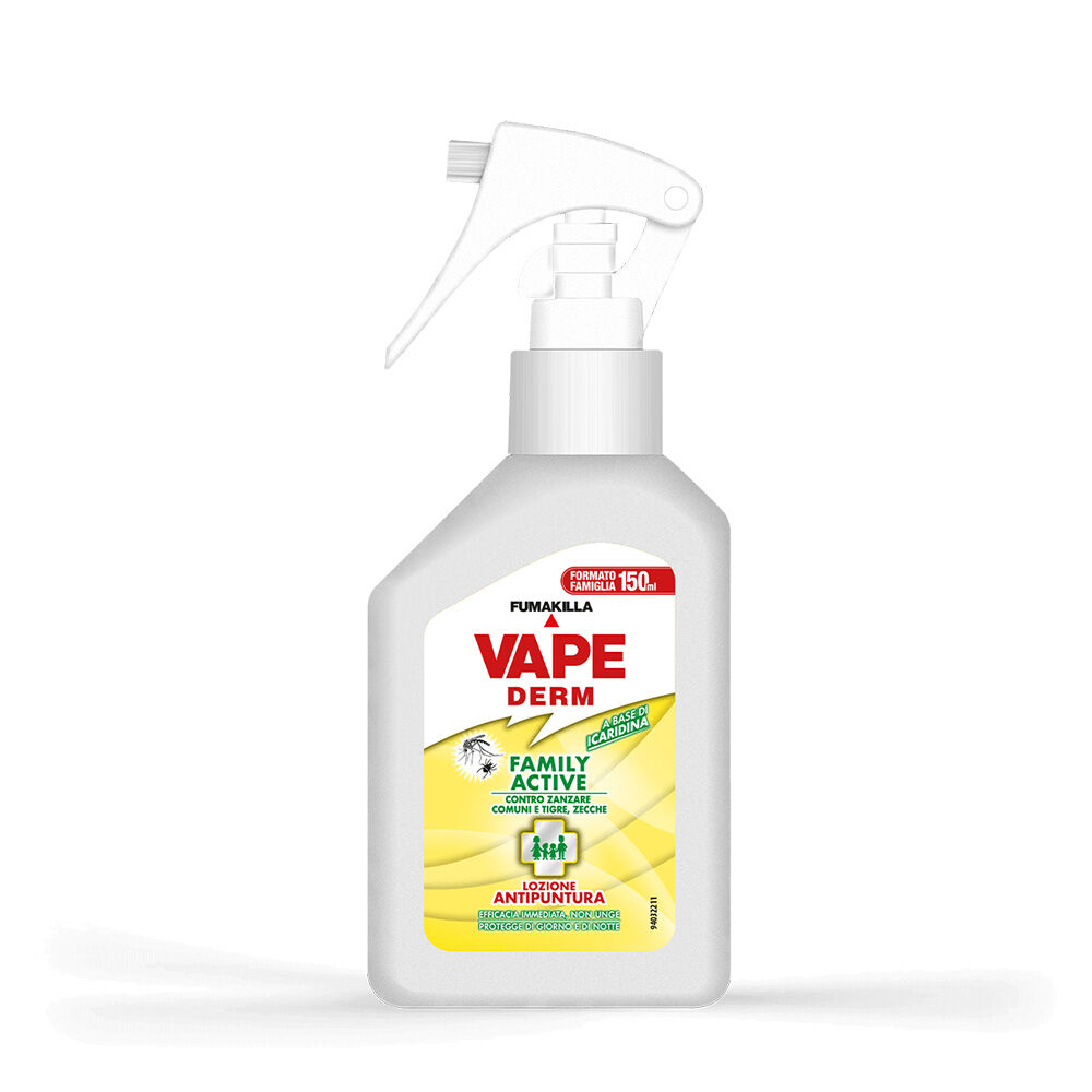 Vape Derm Family Active Lozione Antipuntura 150 ml - -