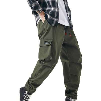 XYXIONGMAO Nero Techwear Streetwear Tute tattiche Pantaloni cargo per uomo Pantaloni sportivi Hip Hop Pantaloni sportivi Hip Hop verdi Uomo