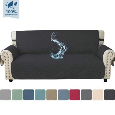 Ystyle Divano letto 1/2/3/4 posti con braccioli, divano letto antigraffio impermeabile, divano letto antigraffio universale per gatti, copertura antif