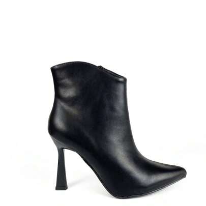 KESCA Stivaletti con tacco alto sottile da donna -Stivaletti bassi con tacco