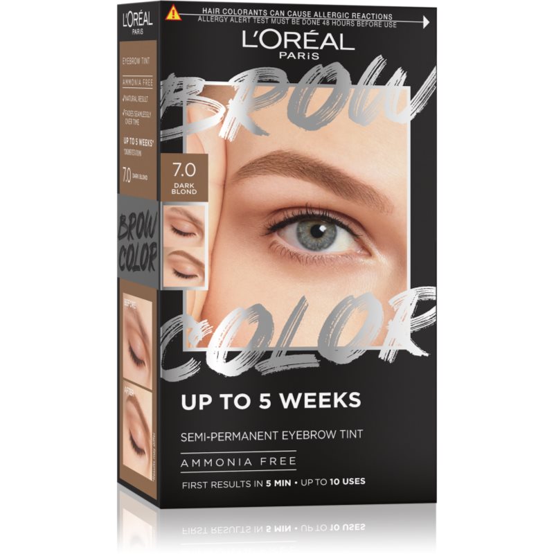 L’Oréal Paris Brow Color Tinta Per Sopracciglia Colore 7.0 Dark Blond 1 Pz