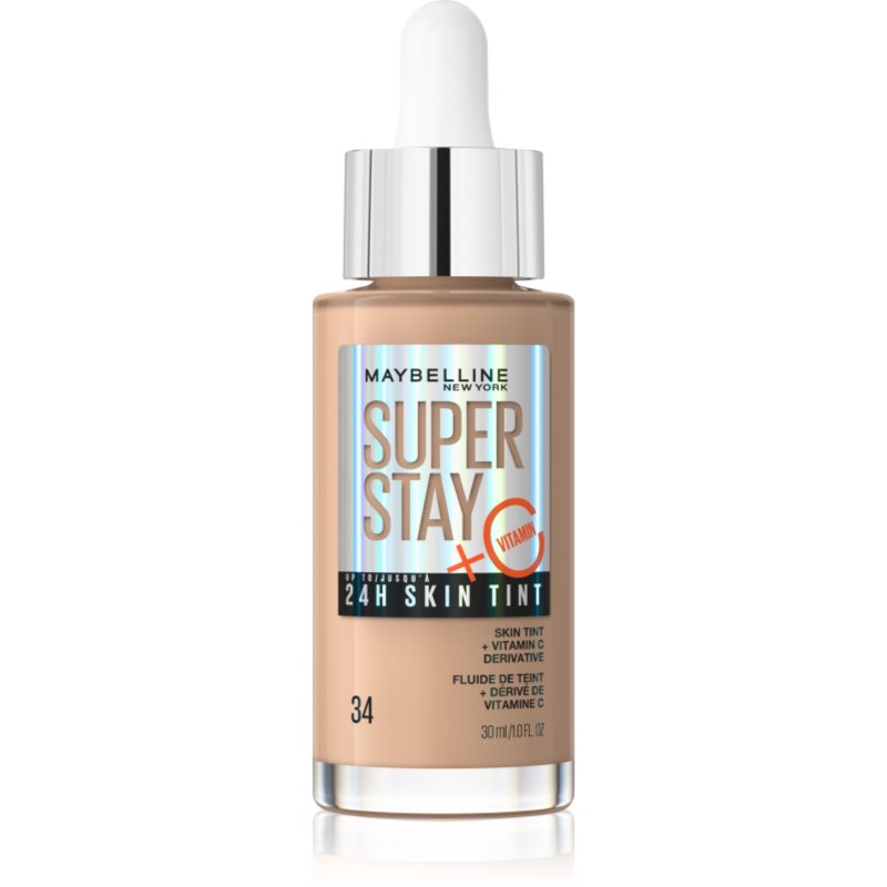Maybelline New York Superstay Vitamin C Skin Tint Siero Per Unificare Il Tono Della Pelle Colore 34 30 Ml