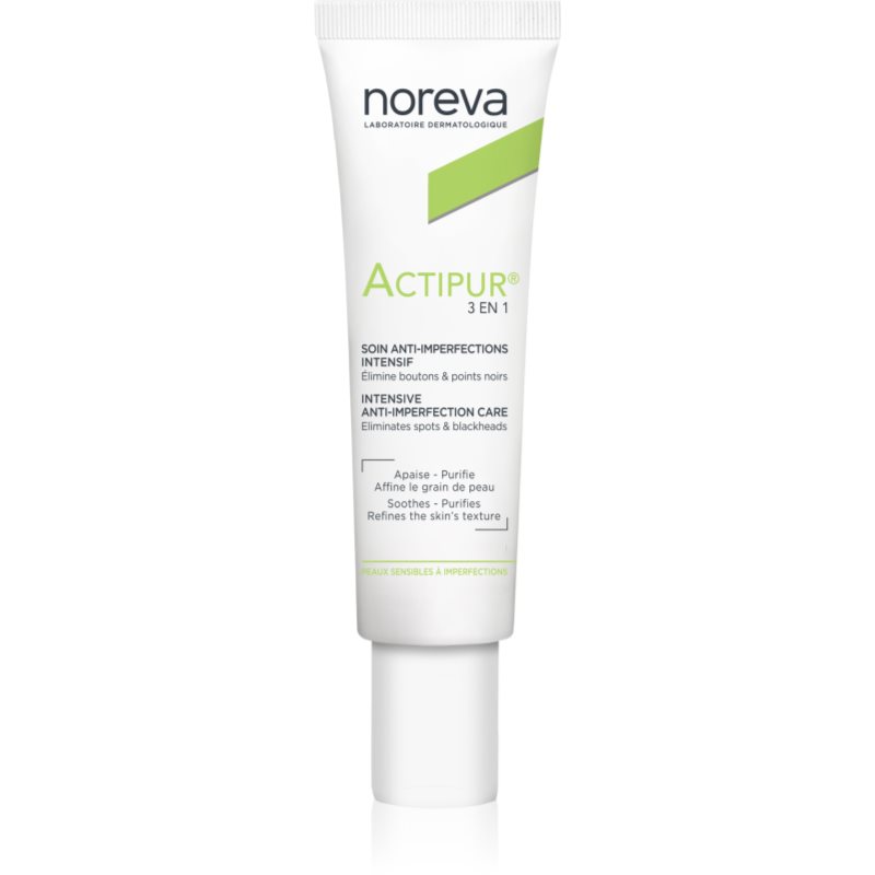 Noreva Actipur 3-In-1 Anti-Blemish Care Trattamento Viso Contro Le Imperfezioni Della Pelle Acneica 30 Ml