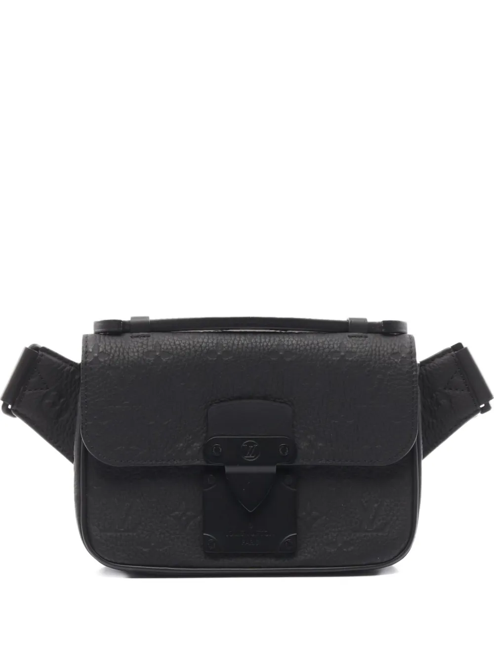 Louis Vuitton Pre-Owned 2021 S Lock Messenger shoulder bag - Nero