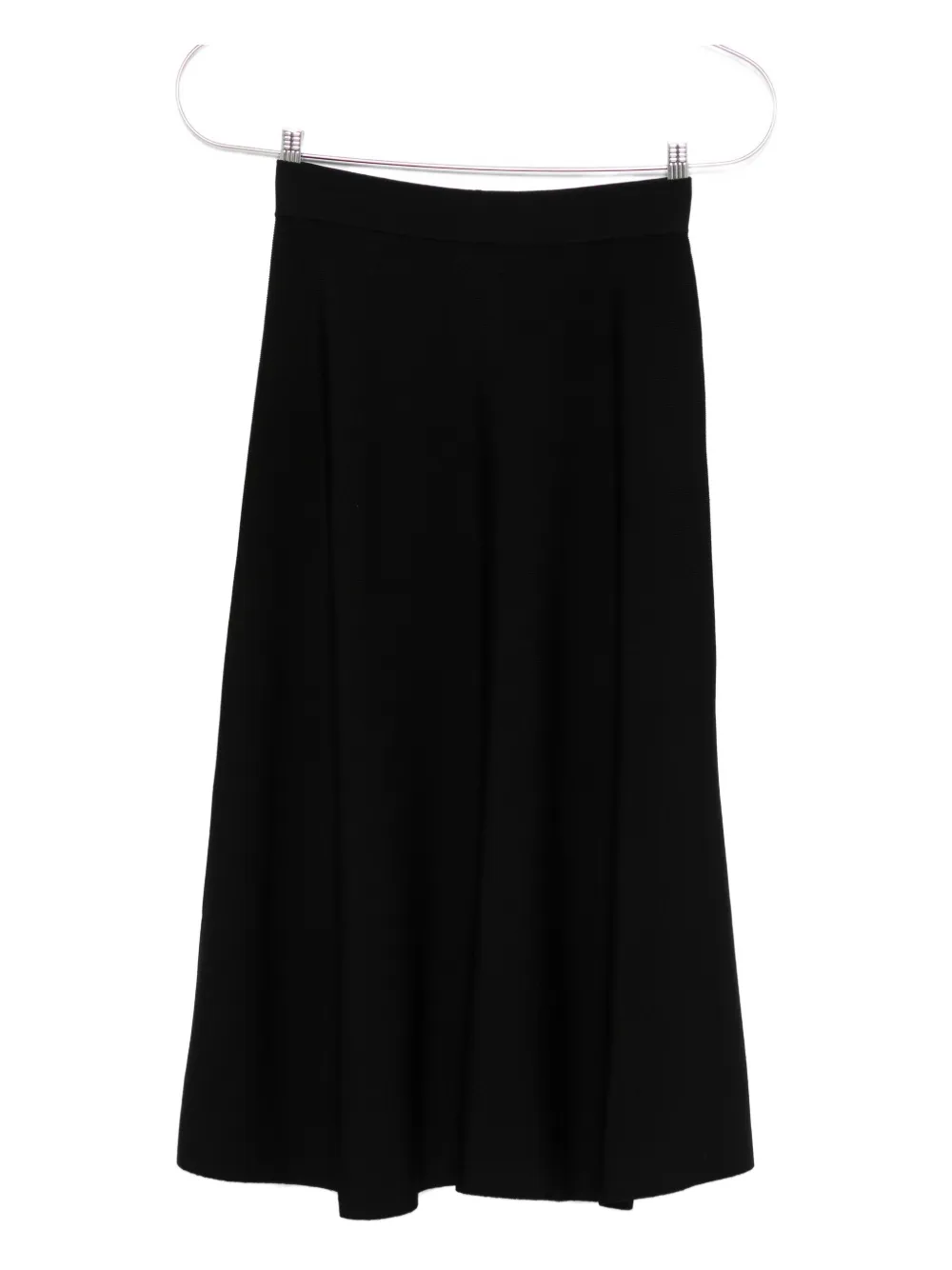 Max Mara Lazio knited midi skirt - Nero