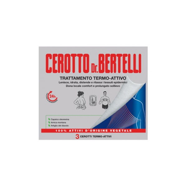 Bertelli Cerotto Termo-Attivo 3 Pezzi