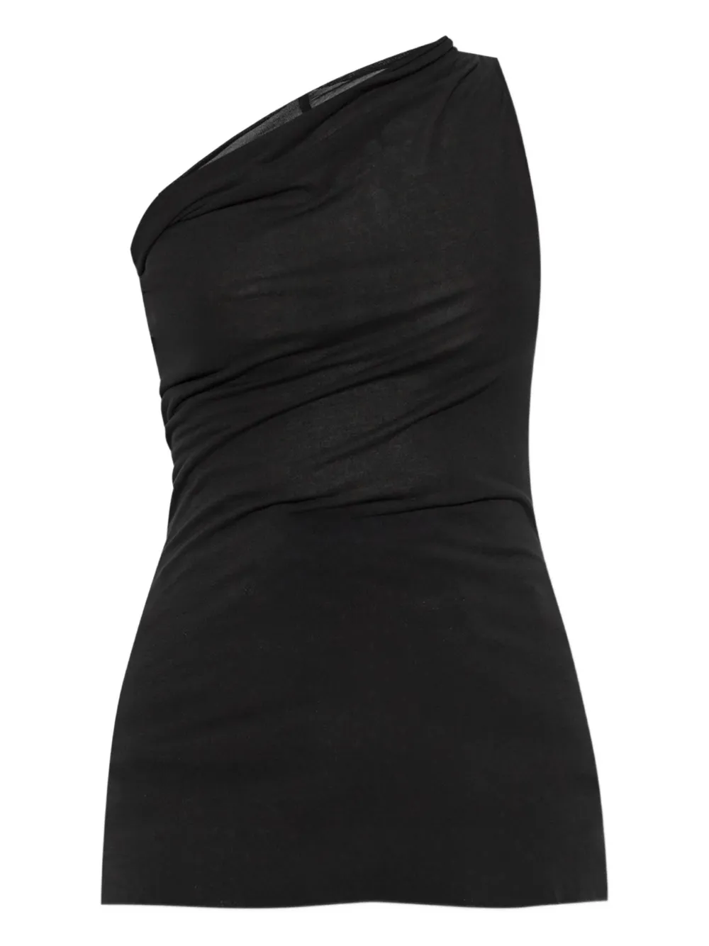 Rick Owens one-shoulder top - Nero