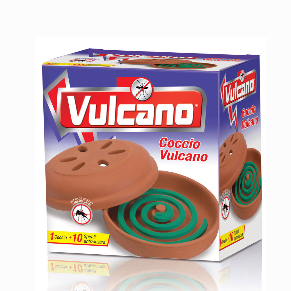 Vulcano Coccio + 10 Spirali - -