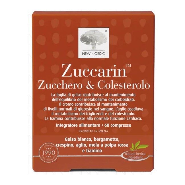 New Nordic - New Nordic Zuccarin Zucchero & Colesterolo 60 Compresse