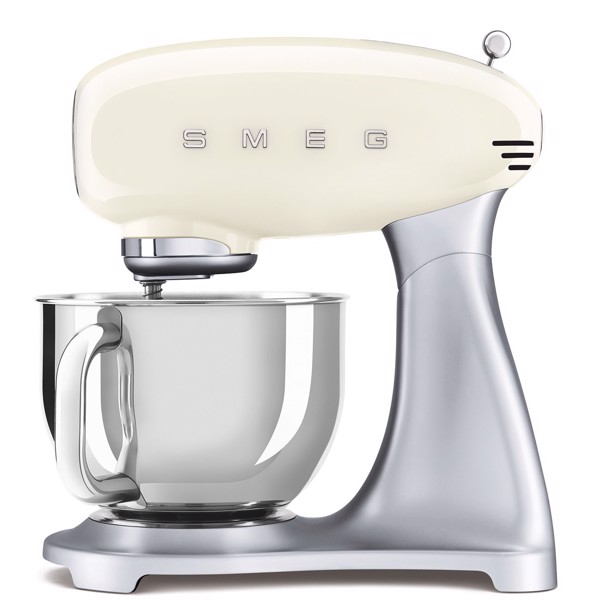 Smeg SMF02CREU sbattitore Sbattitore con base 800 W Crema, Argento