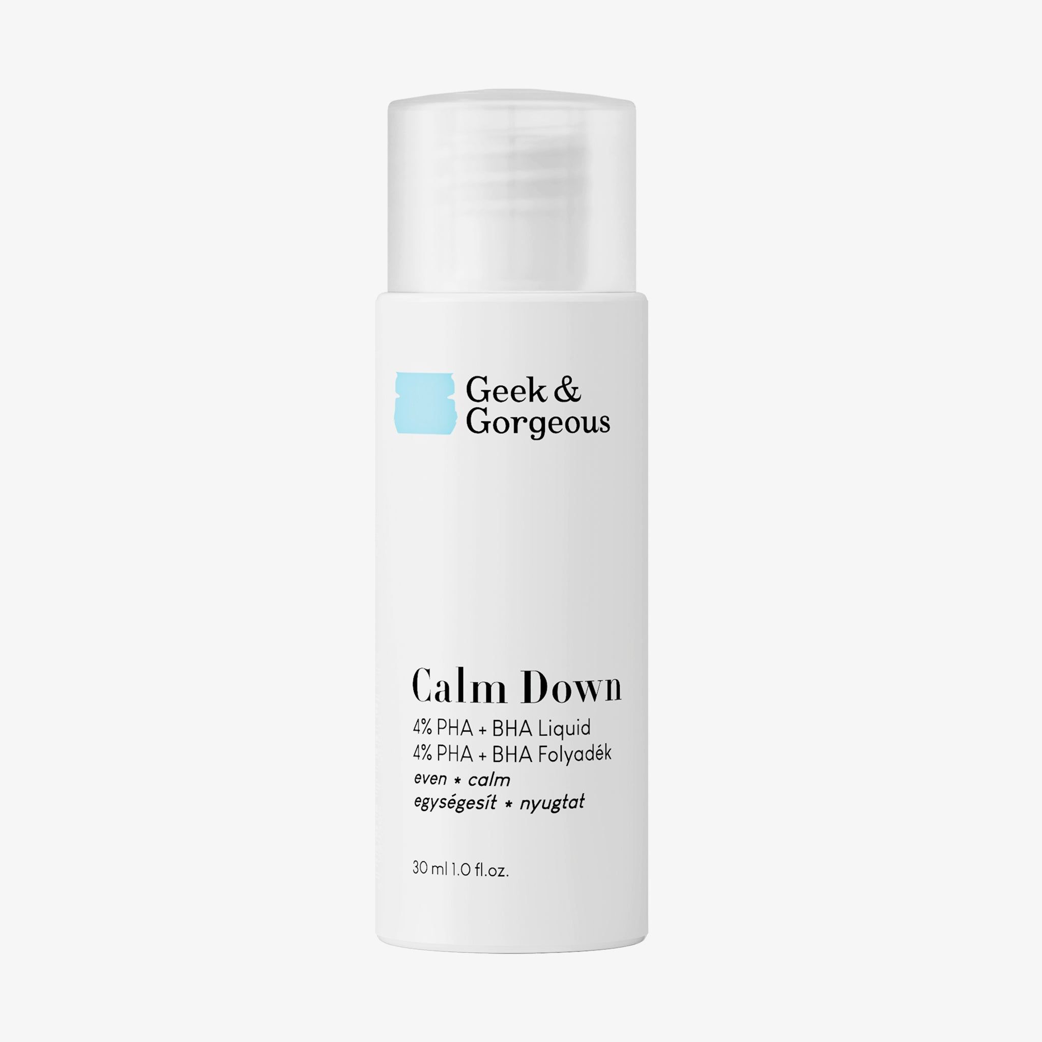 Geek & Gorgeous Calm down, peeling delicato per il viso, con acidi PHA