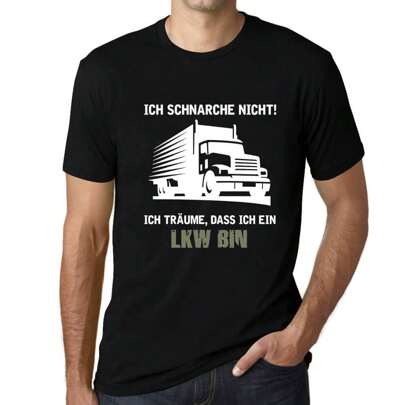 T-shirt da uomo I Don't Snore - I Dream That I'm a Funny Truck - Ich Schnarche Nicht - Ich Träume Dass Ich Ein Lkw Bin Lustig - T-shirt grafica eco-re