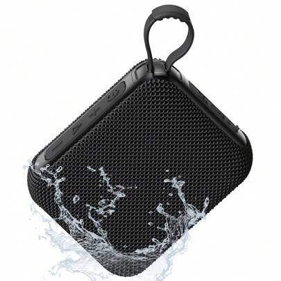JYX Enceinte Bluetooth, Haut Parleur Bluetooth 5.3, Doppio Appairage Stéréo, Autonomia di 24 Ore, Ideale per Voyages/Randonnées/Plages, Noir