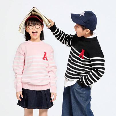 Abbigliamento per bambini: maglioni girocollo per ragazzi e ragazze, maglioni invernali