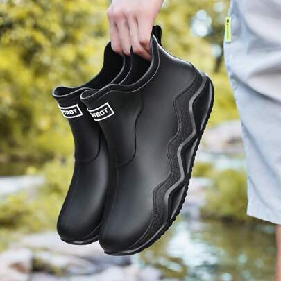 Stivali da pioggia da donna, stivali da pioggia per coppie, scarpe impermeabili da uomo, scarpe da acqua