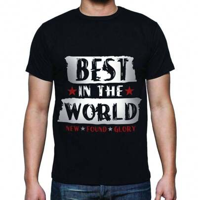 T-shirt da uomo Best In The World – Best In The World – T-shirt grafica eco-responsabile Regalo vintage Novità