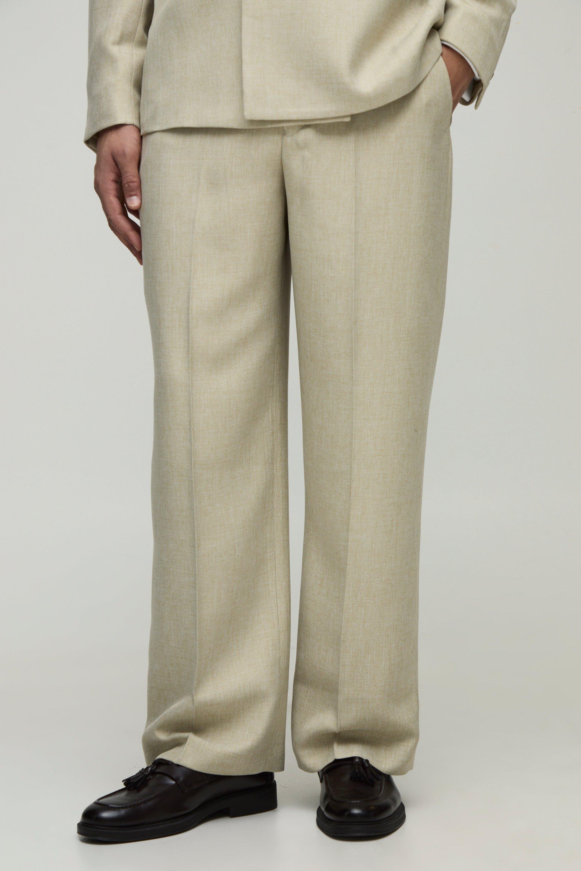 Wide Fit Tailored Suit Trousers, Verde