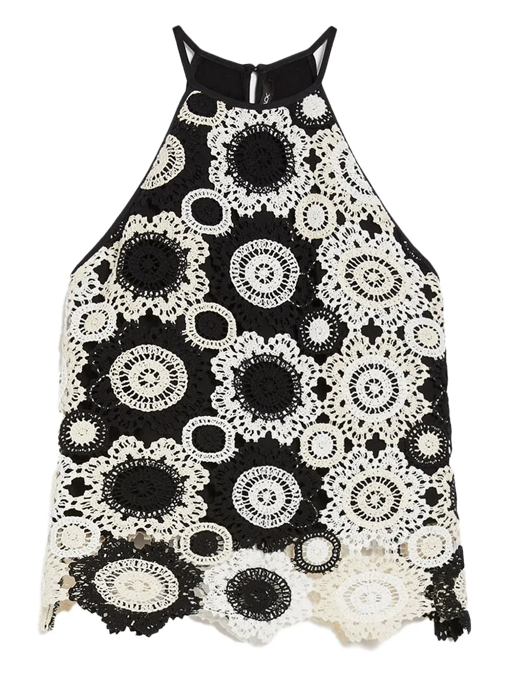 Pennyblack circle-pattern top - Toni neutri