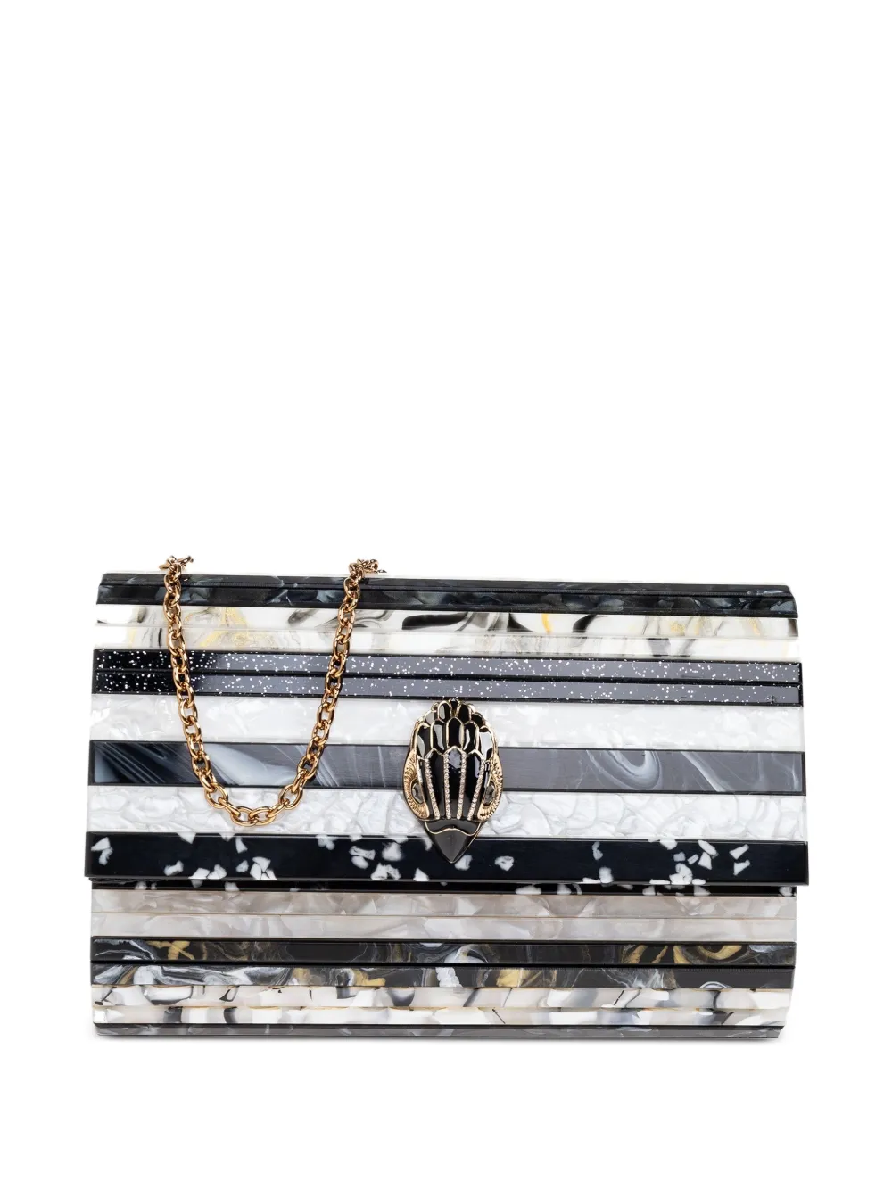Kurt Geiger London mini Party Eagle clutch bag - Nero