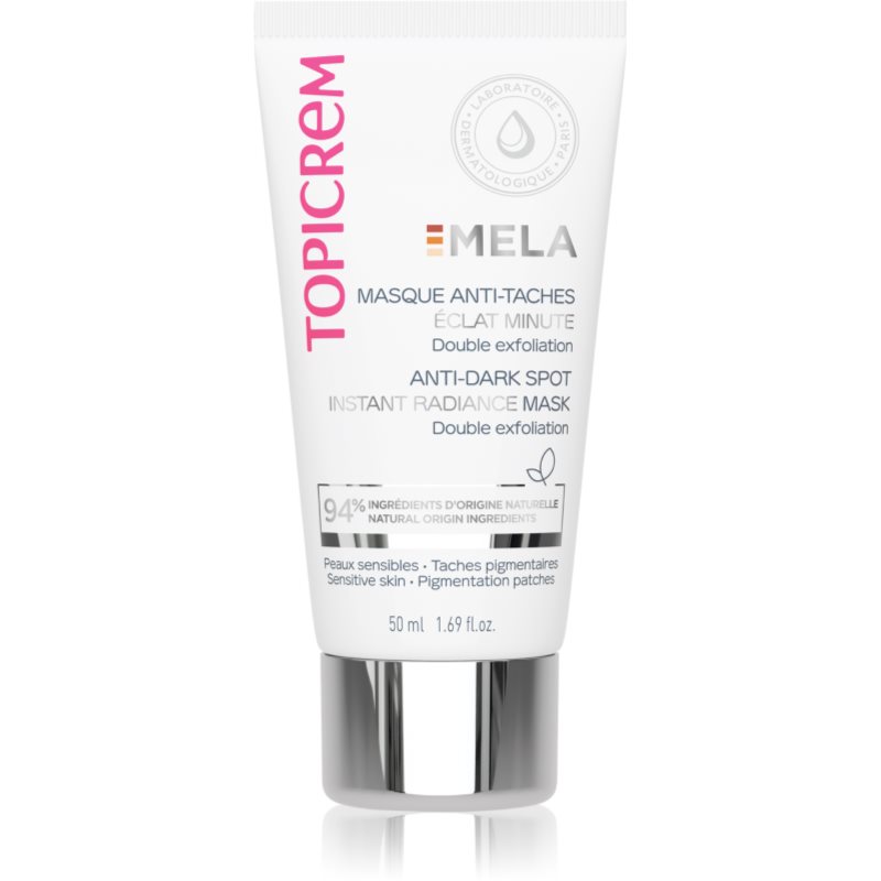 Topicrem Mela Anti-Dark Spot Instant Radiance Mask Maschera Illuminante Contro Le Macchie Della Pelle 50 Ml