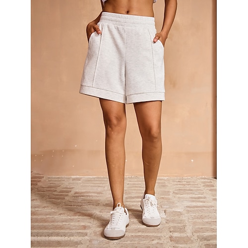 Per donna Pantaloncini da golf Avorio Pantaloncini Abbigliamento da golf da donna Abbigliamento Abiti Abbigliamento