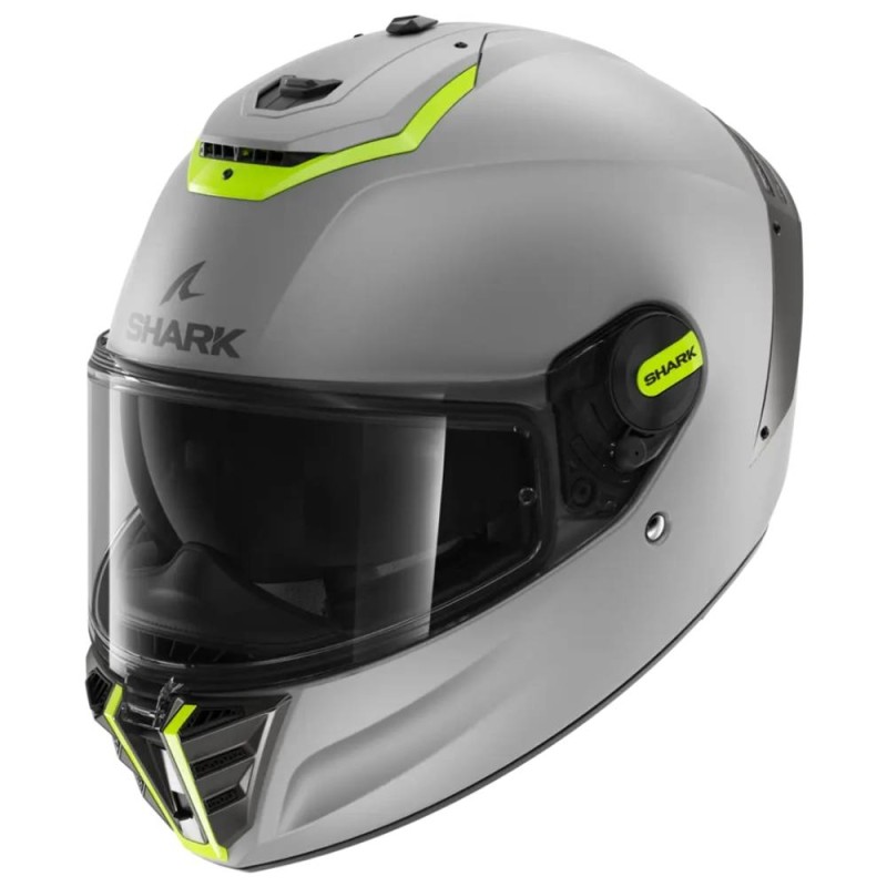 Casco Integrale Shark Spartan Rs Blank Sp Silver Giallo Opaco M