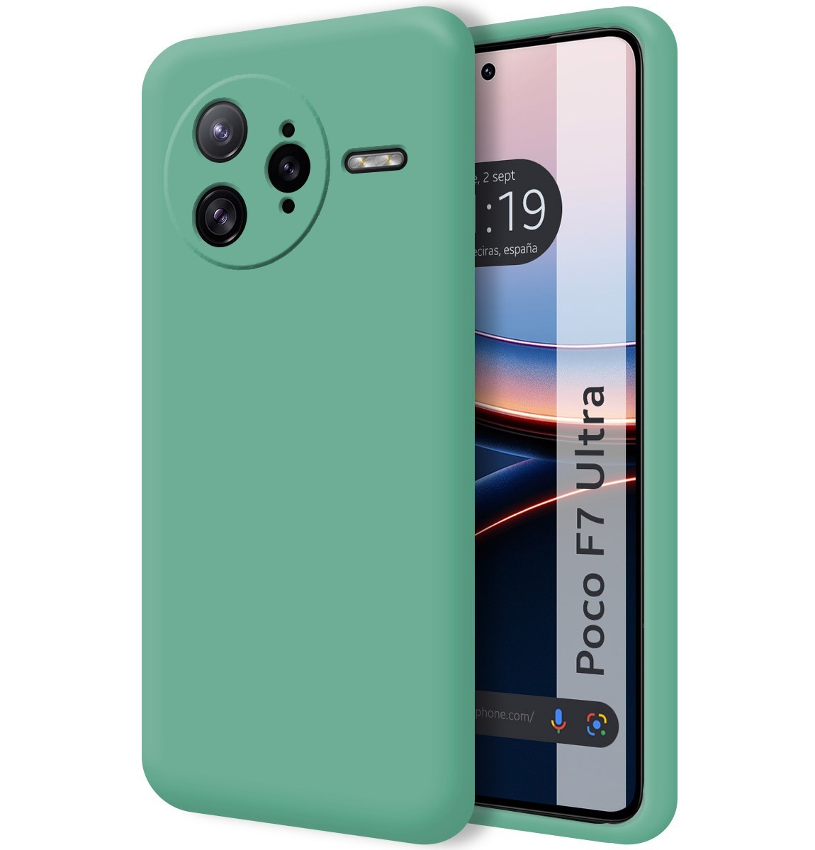 Cover Silicone Liquido Ultra Morbida per Xiaomi Poco F7 Ultra 5G Colore Verde