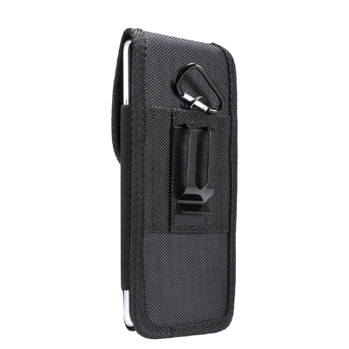 per Doogee N55 Plus (2024) Custodia Cintura Verticale Pelle e Nylon