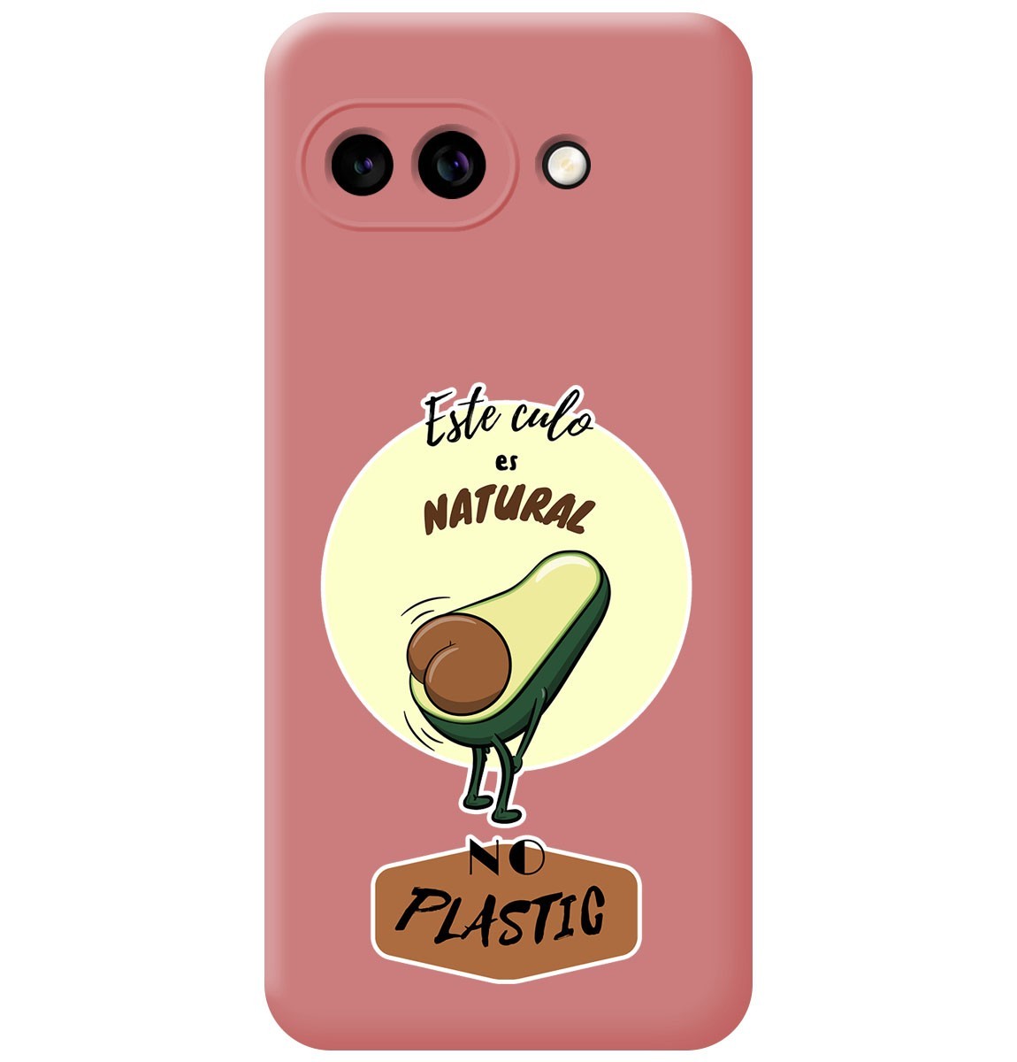 Cover Silicone Liquido Rosa per Google Pixel 9a 5G Disegno Ass Naturale Disegni