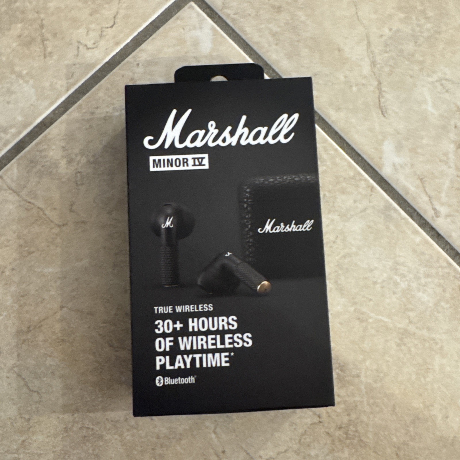 Marshall Auricolari microfono bluetooth MINOR IV Tws Black 1006653