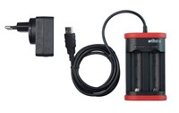 Wiha 41915 Caricatore per batteria Nero Rosso 285 g Charger for 18500 Li-ion