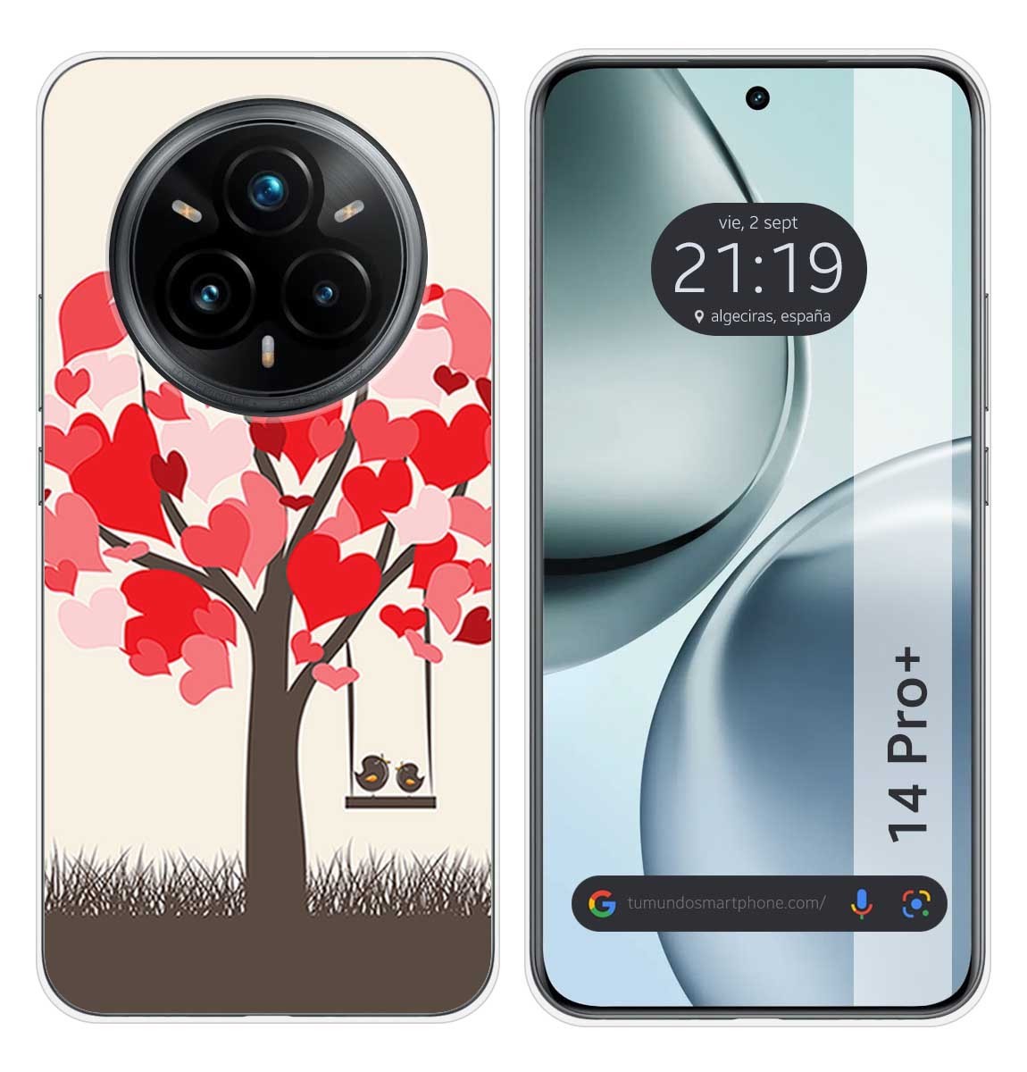 Custodia In Silicone Per Realme 14 Pro+ Plus 5G Design Pajaritos Disegni