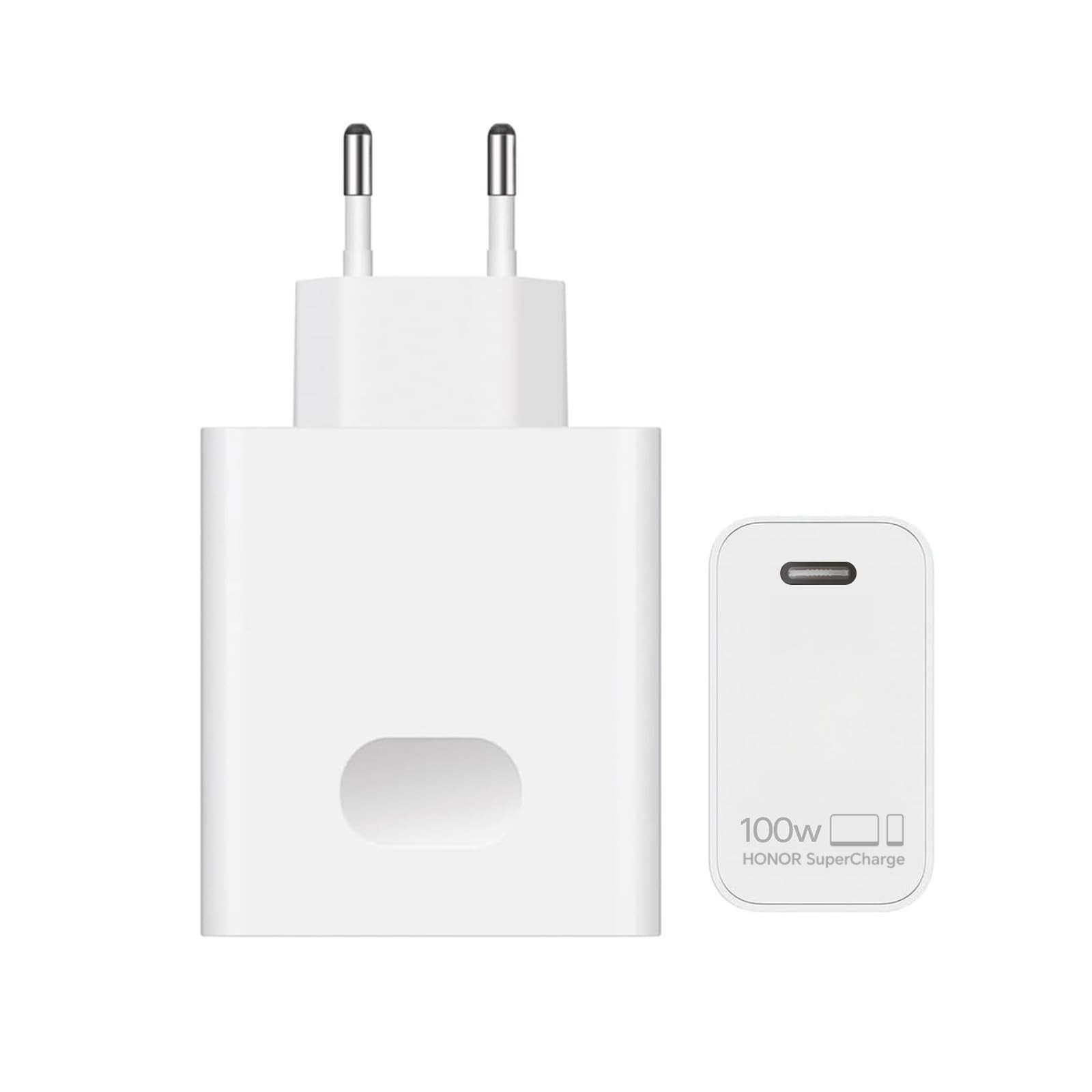 HONOR Caricabatterie 100W SuperCharge Power Adapter GaN Slim Bianco - NUOVO