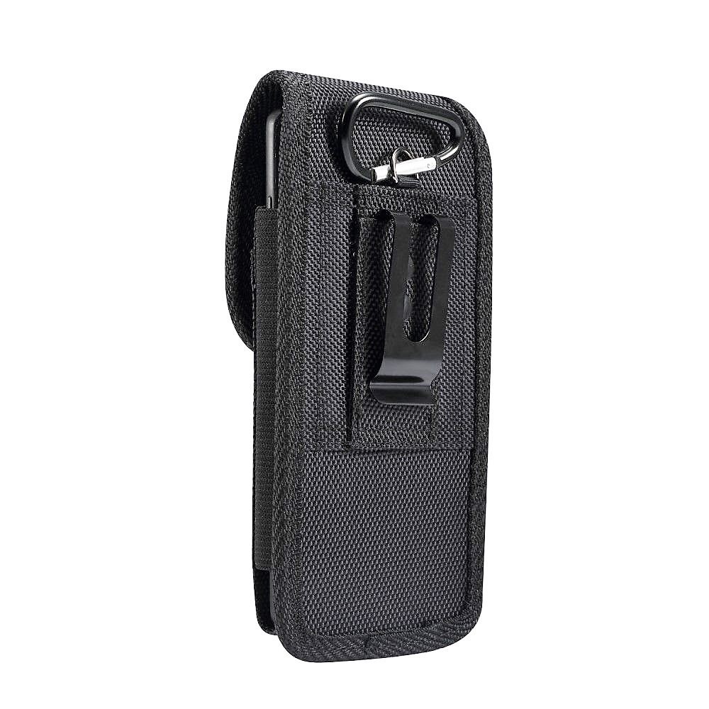 per Xiaomi Poco M7 pro 5G (2024) Custodia Cintura Verticale Pelle e Nylon