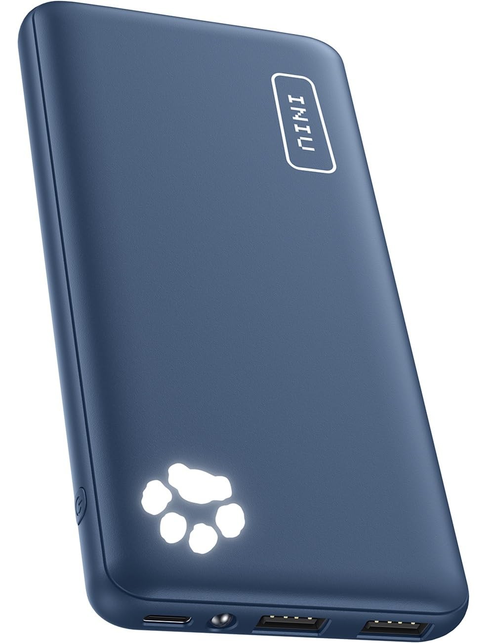 Power Bank, INIU Ultra Sottile & Leggero Caricatore Portatile Powerbank 10000mAh
