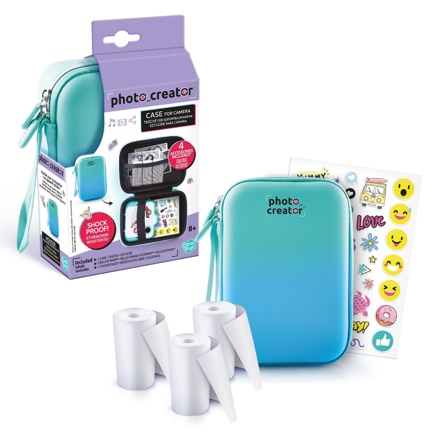 Photo Creator Instant Camera Case, Teal