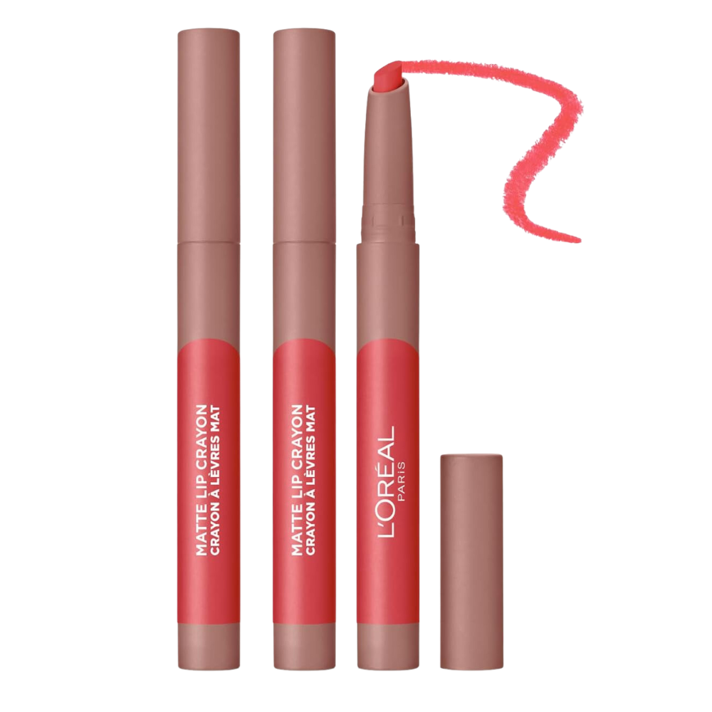 L'Oreal Infallible Matte Lip Crayon - 108 Hot Apricot x2