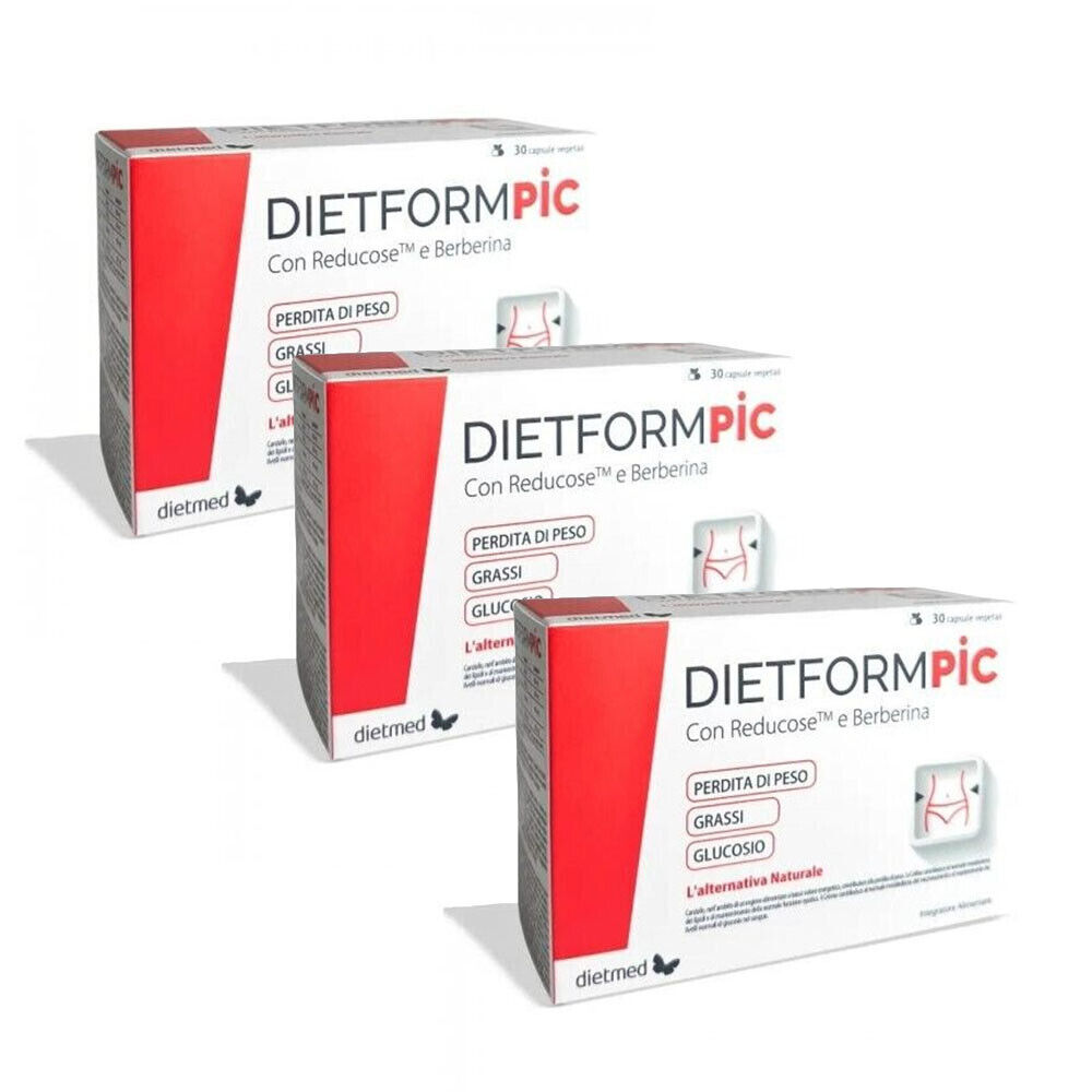 Dietmed DIETFORM PIC Termogenico Naturale per perdita di peso 3 x 30cps vegetali