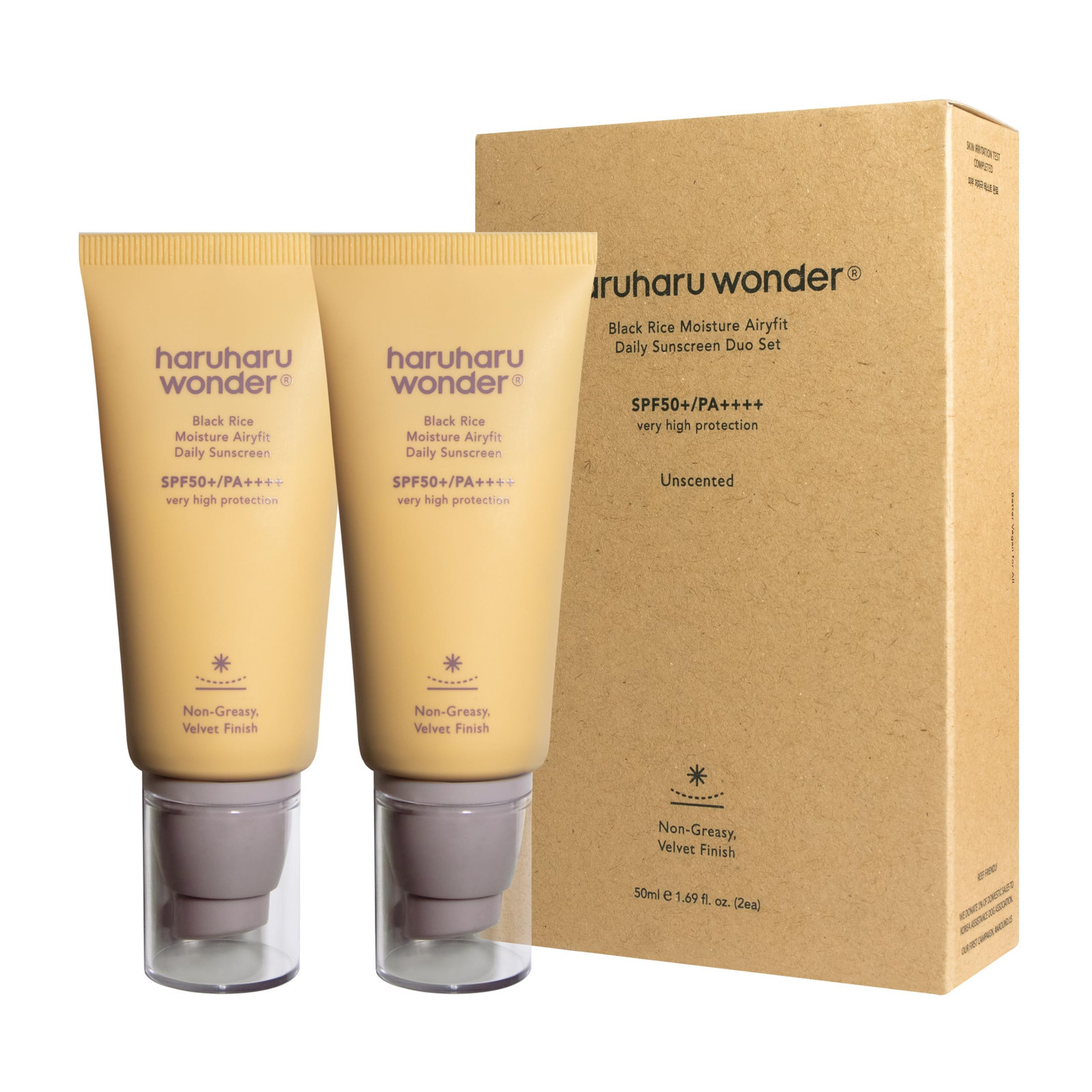 Haruharu Wonder Black Rice Moisture Airyfit Daily Sunscreen 1.69fl.oz (w8f)