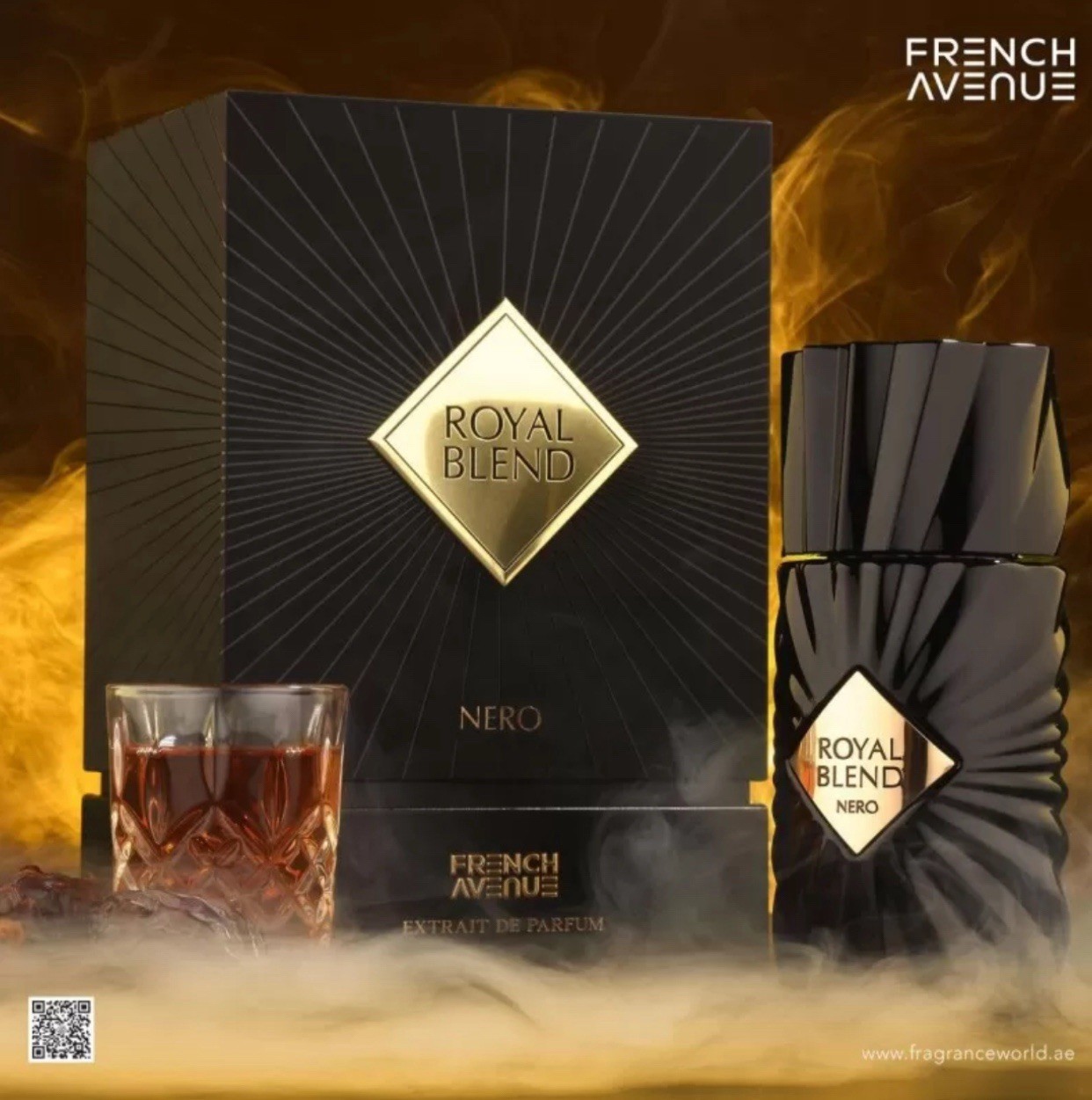 Royal Blend NERO Extrait De Parfum Unisex 100 ML By Fragrance World French Avenu