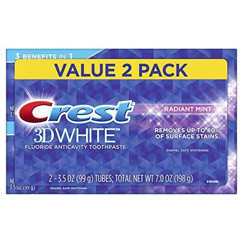 Crest Dentifricio sbiancante alla menta radiante 3D, 30 once (v5O)