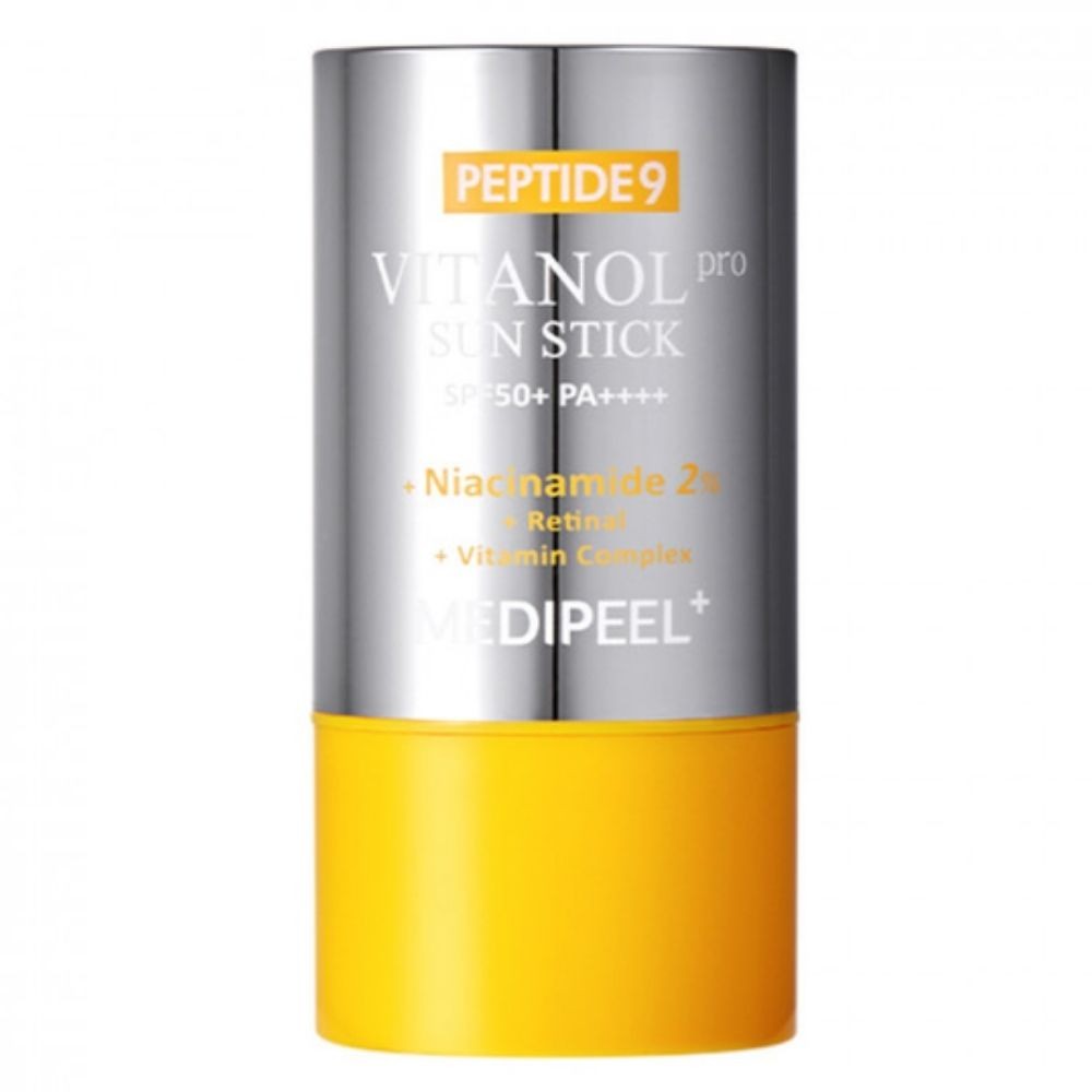 Medi-Peel Peptide 9 Vitanol Stick solare protettivo SPF50+ con peptidi, 23 g