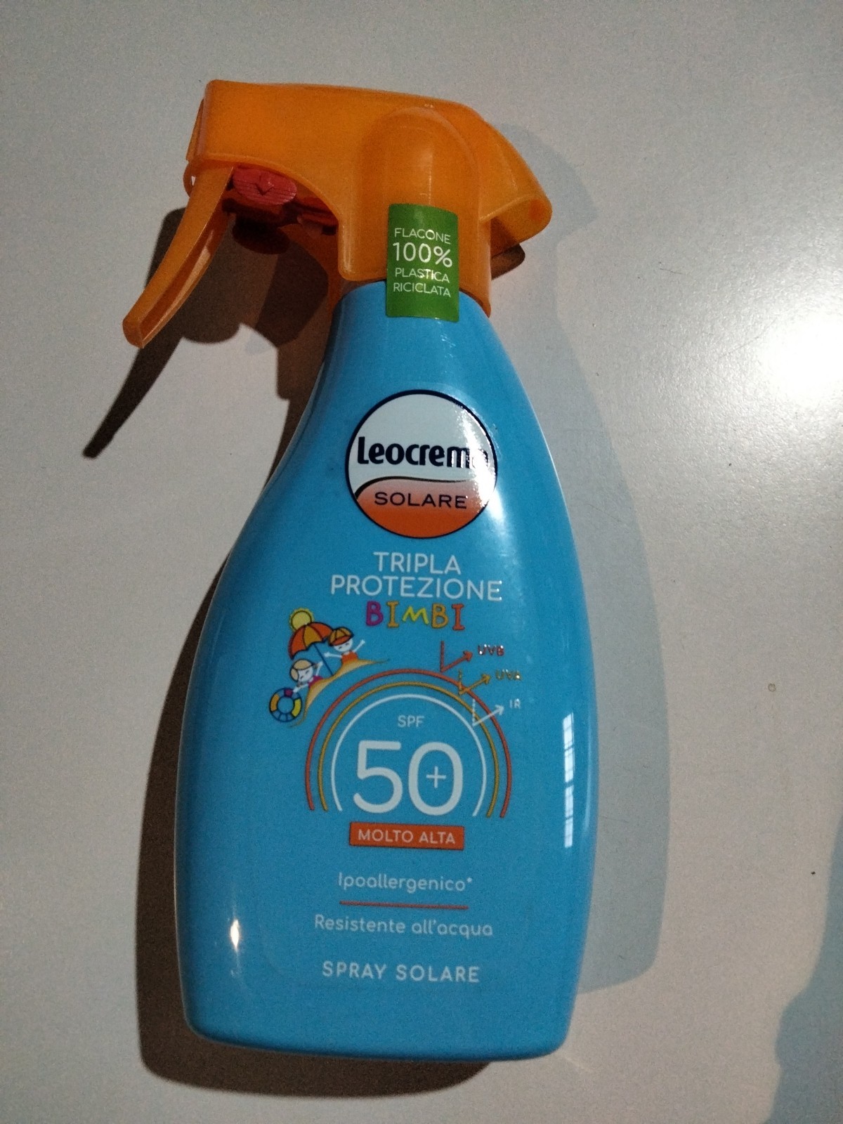 crema solare bimbi spray Leocrema SPF 50+ 250 ml NUOVA