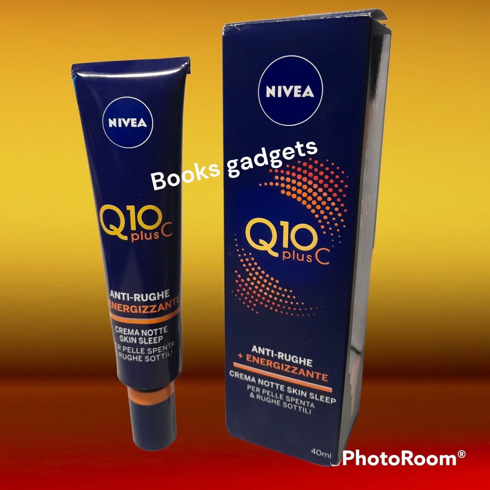 1pz Nivea Q10 Plus C Crema Notte Skin Sleep Anti-Rughe+Energizzante Pelle Spenta