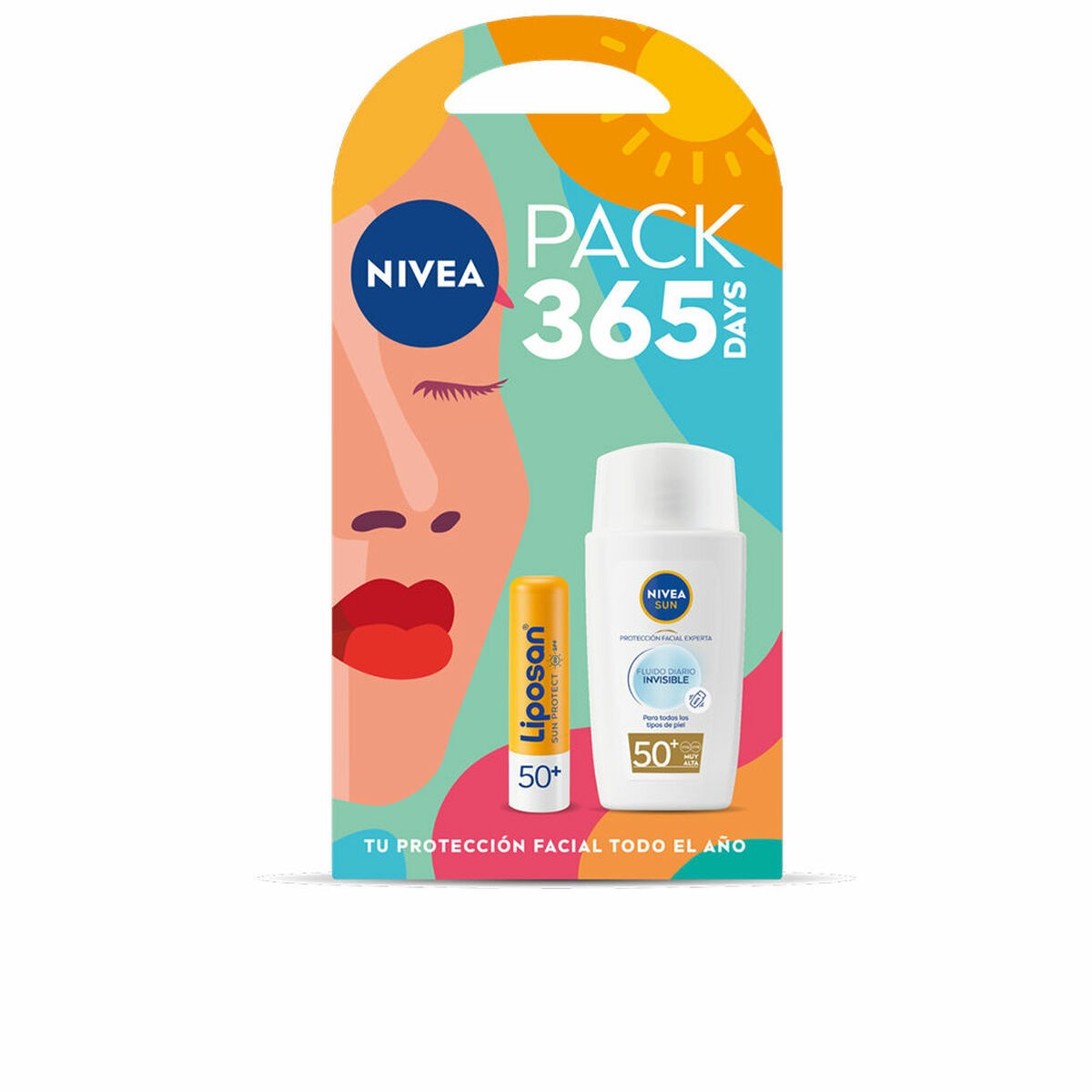 Spray solare per il corpo Nivea Liposan Spf 50 Spf 50+ 2 Pezzi