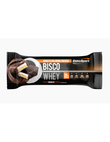 BARRETTA PROTEICA BISCO WHEY CHOCOLATE ETICHSPORT