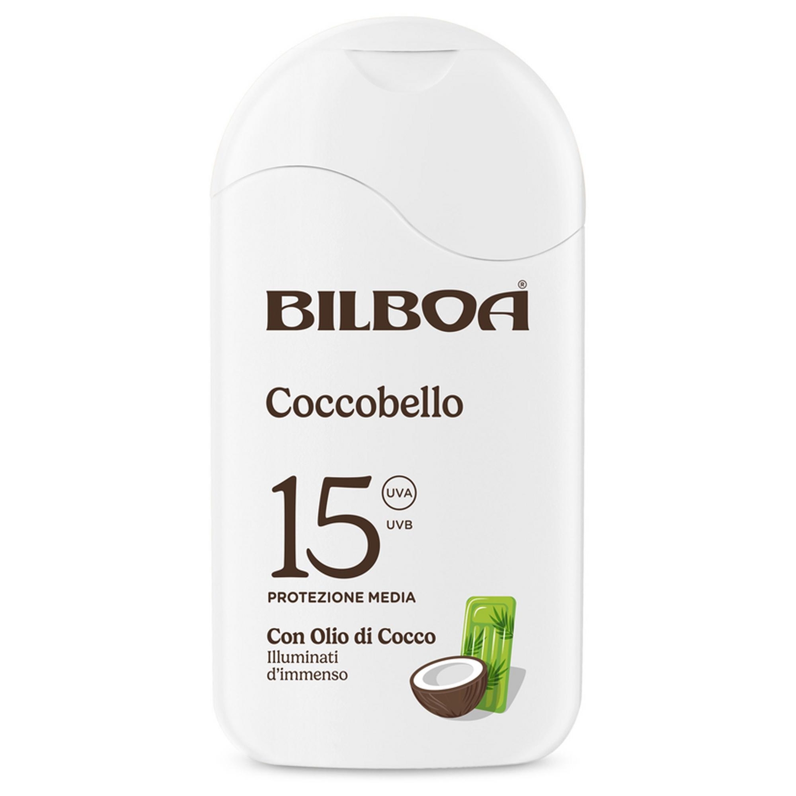 BILBOA COCCOBELLO CREMA PROTEZIONE SOLARE SPF15 CON OLIO DI COCCO 200ML
