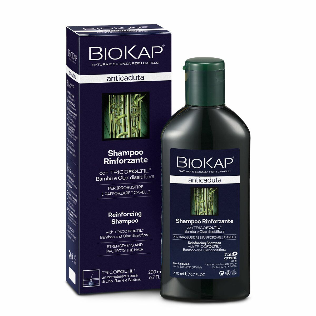 BioKap  Anticaduta Shampoo Rinforzante 200 ml