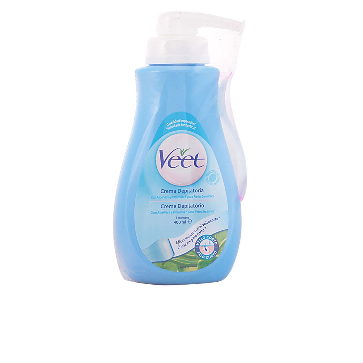 Crema Depilatoria Corpo Veet Pelle sensibile Aloe Vera [400 ml]